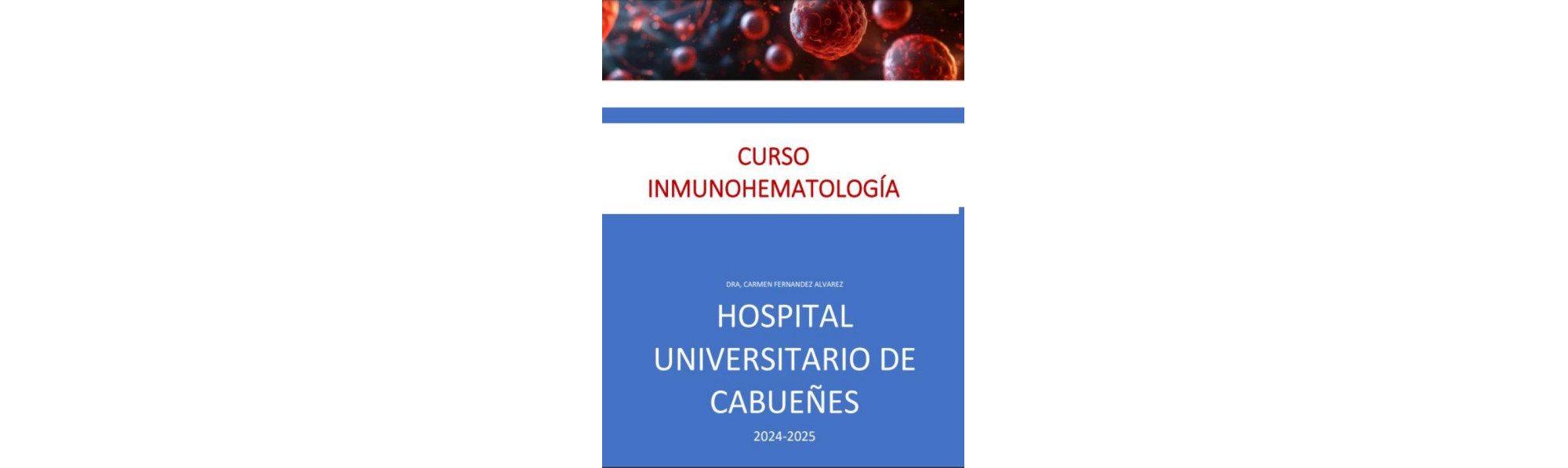 Curso Inmunohematología 